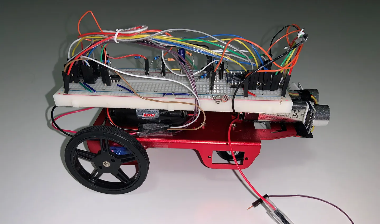 robot Right Side for Lab 4: Ultrasonic Sensors and All.