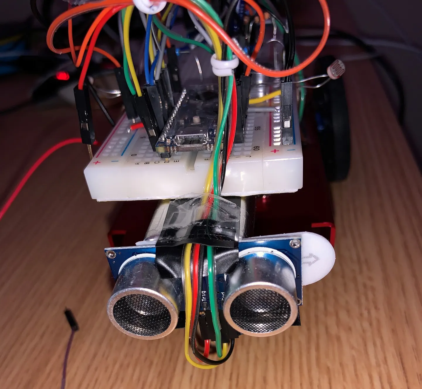 robot Sensor Front for Lab 4: Ultrasonic Sensors and All.