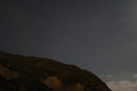 Seaside Cliff with Night Sky, Laguna Beach, California